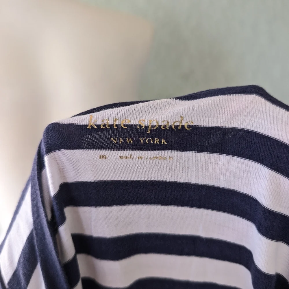 KATE SPADE New York LOOK‎ ON THE BRIGHT SIDE Lemon + Stripe Pajama Gown size m